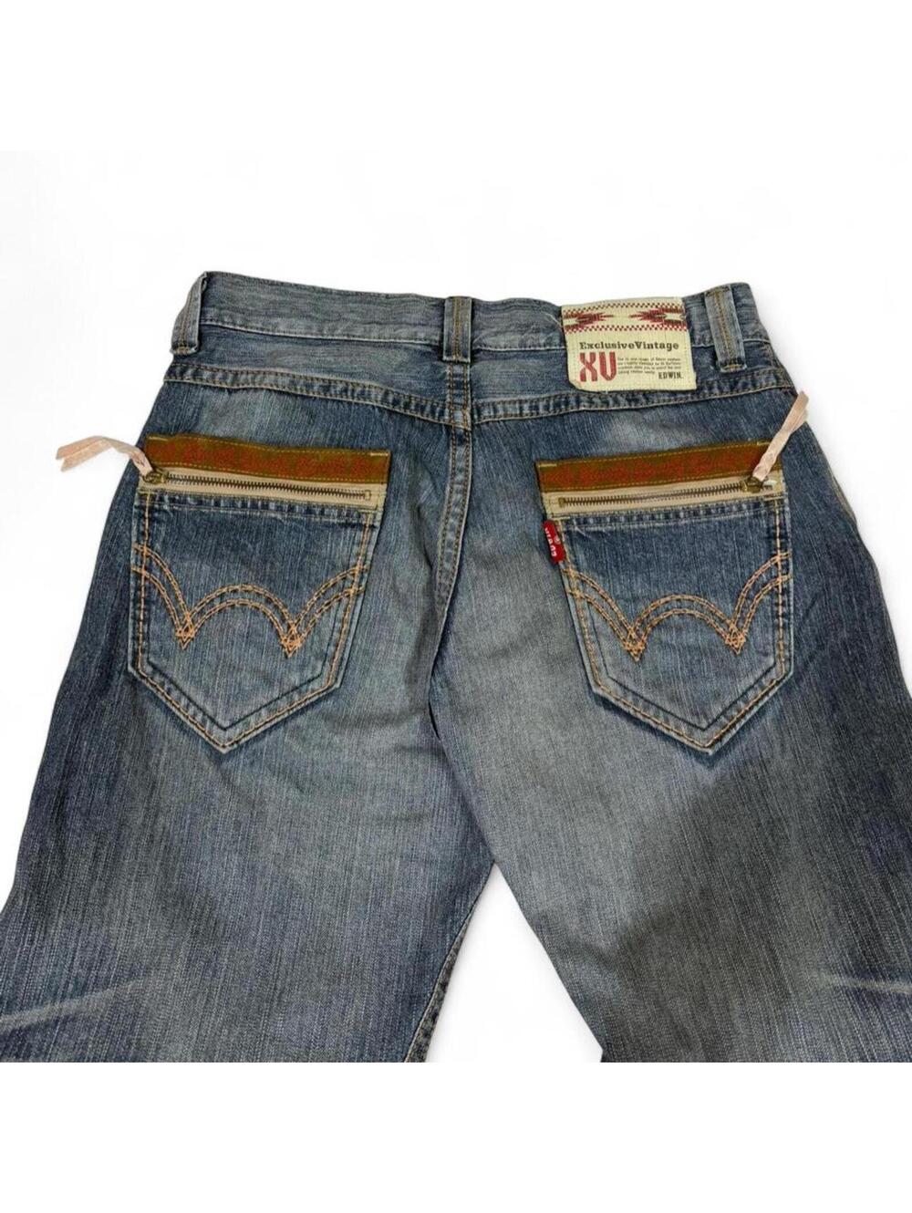 Exclusive Vintage EDWIN denim jeans signature logo design